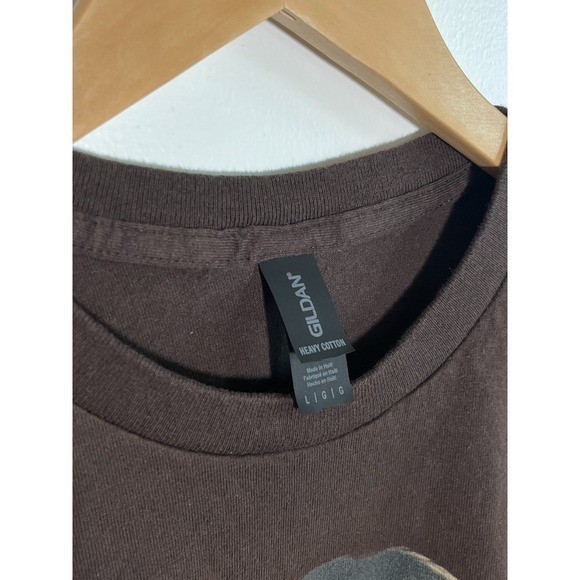 Sabrina Carpenter Womens Graphic T Shirt Large Chocolate Brown Y2K Band Tee - Picture 3 of 7